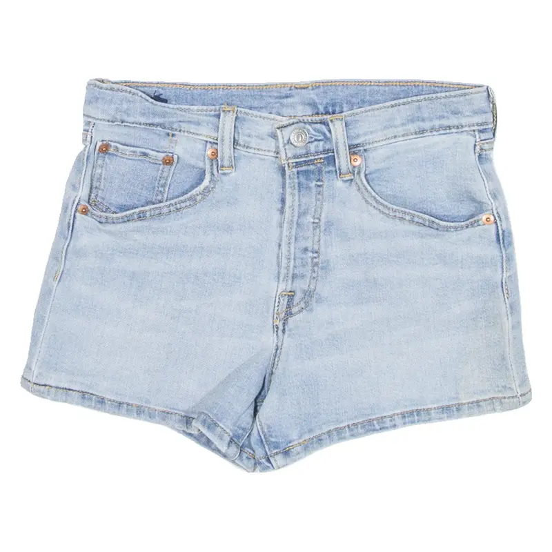 LEVI'S Girls Denim Shorts Blue 16Y W28