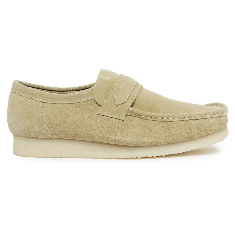 Clarks Originals Wallabee Loafer Suede Men's loafers Shoes - Maple - Size:US 10.5 Men