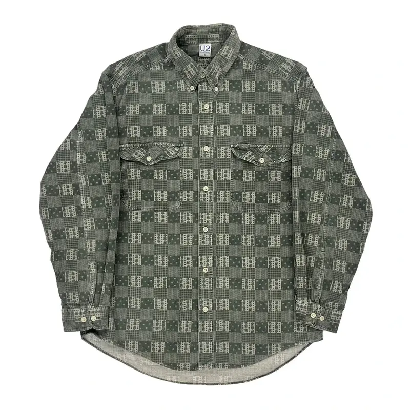 U2 Shirt - Small Grey Cotton