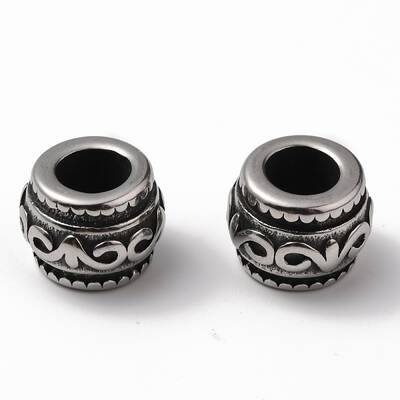 304 Stainless Steel European Beads