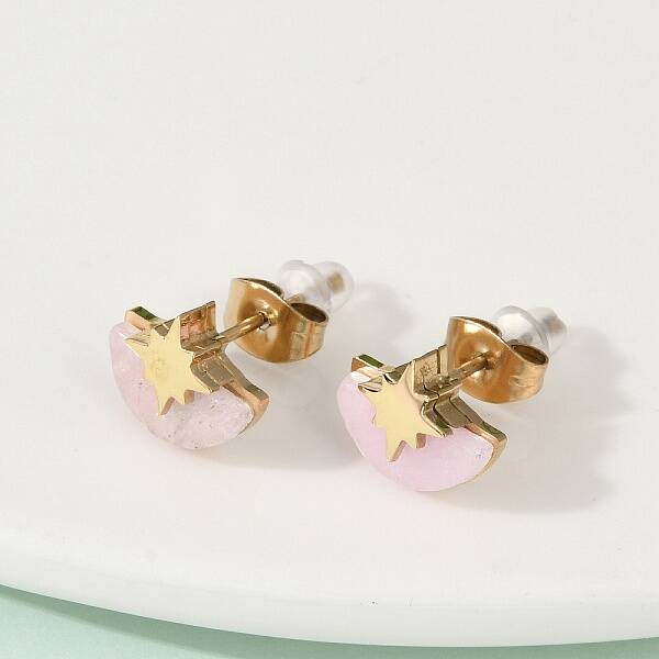 304 Stainless Steel Stud Earrings