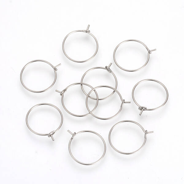 Tarnish Resistant 304 Stainless Steel Hoop Earrings
