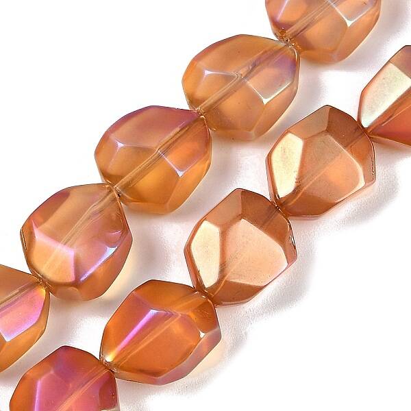 Electroplate Glass Beads Strands