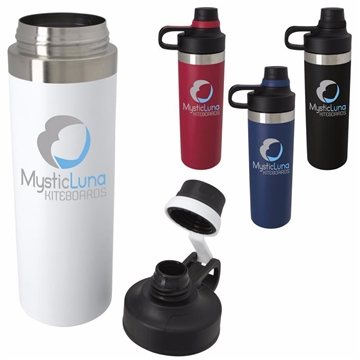 24 Promotional Courage Vacuum Sport Bottle - 18 oz - Double Wall & ...