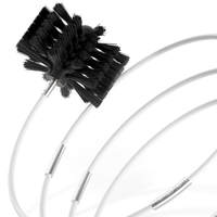 Holikme Dryer Vent Cleaner Kit - Flexible Fireplace Chimney Lint Brush, Synthetic Brush Head,Dryer Lint Remove, dryer Clean T...