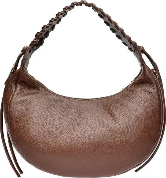 Anna Luchini Borsa A Mano In Pelle Da Donna testa di moro