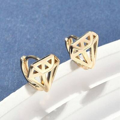 Brass Hoop Earrings