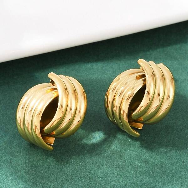 304 Stainless Steel Stud Earrings