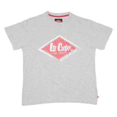 LEE COOPER Womens T-Shirt Grey L