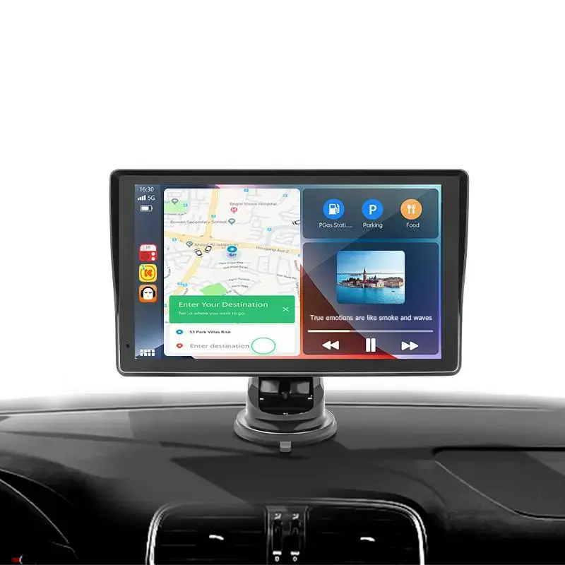 Portable Car Radio Stereo Multimedia Player, 1 Count 7 Inch Car Touch Screen Wireless Adapter, Multimedia Bluetooth-compatib...