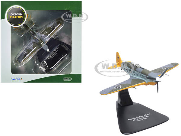 Morane-Saulnier M.S.406 Fighter Aircraft KG200, Ossun-Tarbes, France (1943) German Luftwaffe Oxford Aviation Series 1/72 ...
