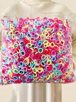 Cute Colorful Hair Tie, 2024 New Style High Stretch Hair Tie, Fashion Hair Accessories for Women & Girls, Minimalist Headwear...