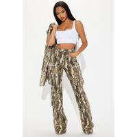 Tall Sneak Attack Non Stretch Camo Cargo Jean - Taupe/combo
