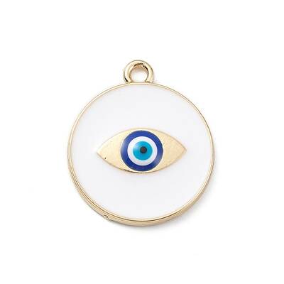 Evil Eye Style Alloy Enamel Pandants