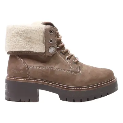 BENCH Lace-Up Boots Brown Synthetic Womens UK 3.5