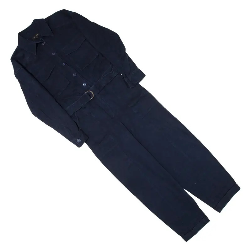 TED BAKER Womens Boiler Suit Black Regular S W26 L25