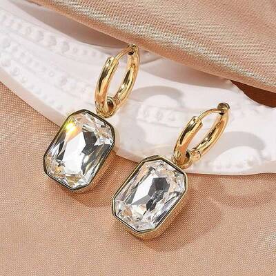 Ion Plating(IP) 304 Stainless Steel Hoop Earring