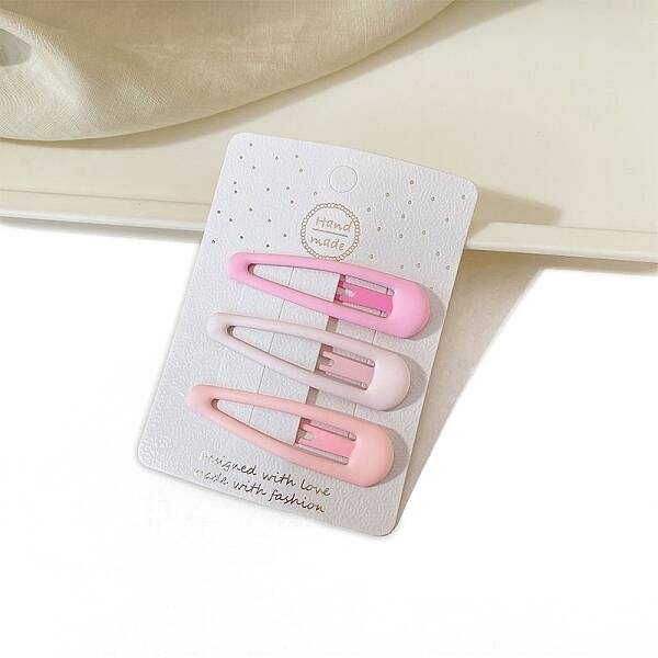 Alloy Snap Hair Clips for Girl