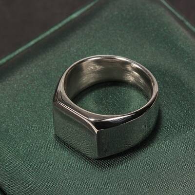 Square Stainless Steel Finger Rings