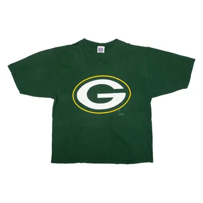 SPORT ATTACK Green Bay Packers Brett Favre Mens T-Shirt Green 90s USA XL