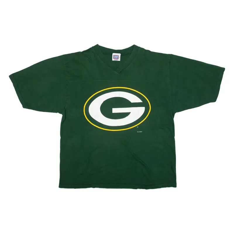 SPORT ATTACK Green Bay Packers Brett Favre Mens T-Shirt Green 90s USA XL