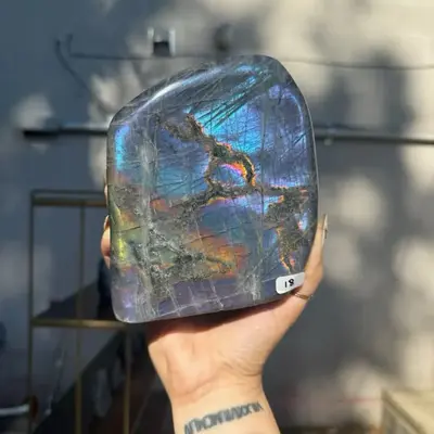 Labradorite Freeform Crystals | Energy & Décor Stone - Sapphire & Sage