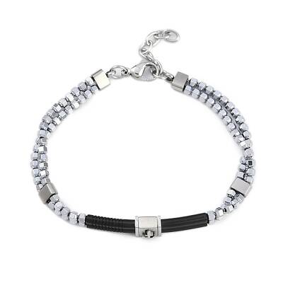 Synthetic Non-magnetic Hematite Beaded Bracelets