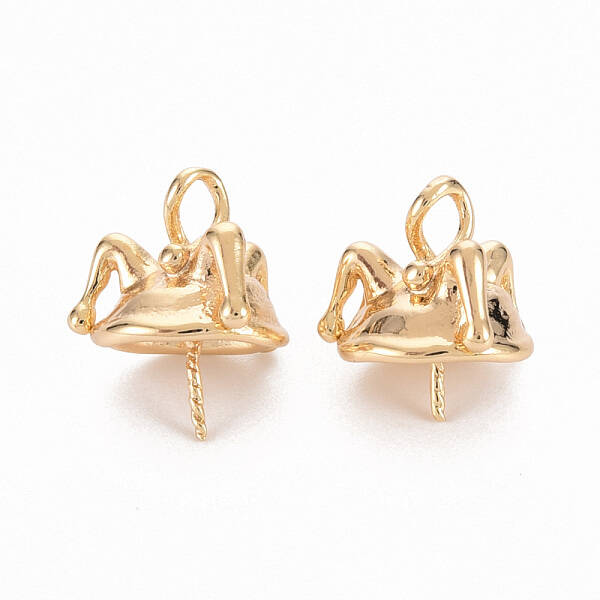Brass Peg Bails Pendants