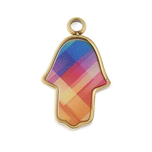 304 Stainless Steel Enamel Pendants