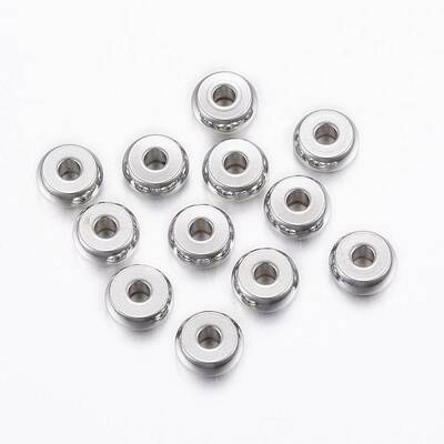 Tarnish Resistant 201 Stainless Steel Spacer Beads