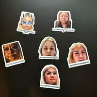 Ash Trevino Motivating Fridge Magnets Set of 6- Decorative Magnets for Home Organization