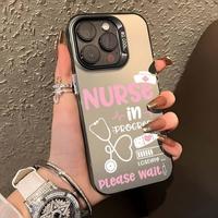 Nurse Themed Phone Case, Anti-drop Shockproof Phone Protective Cover, Phone Accessory Compatible with iPhone 6 7 8 X XR XS 11...