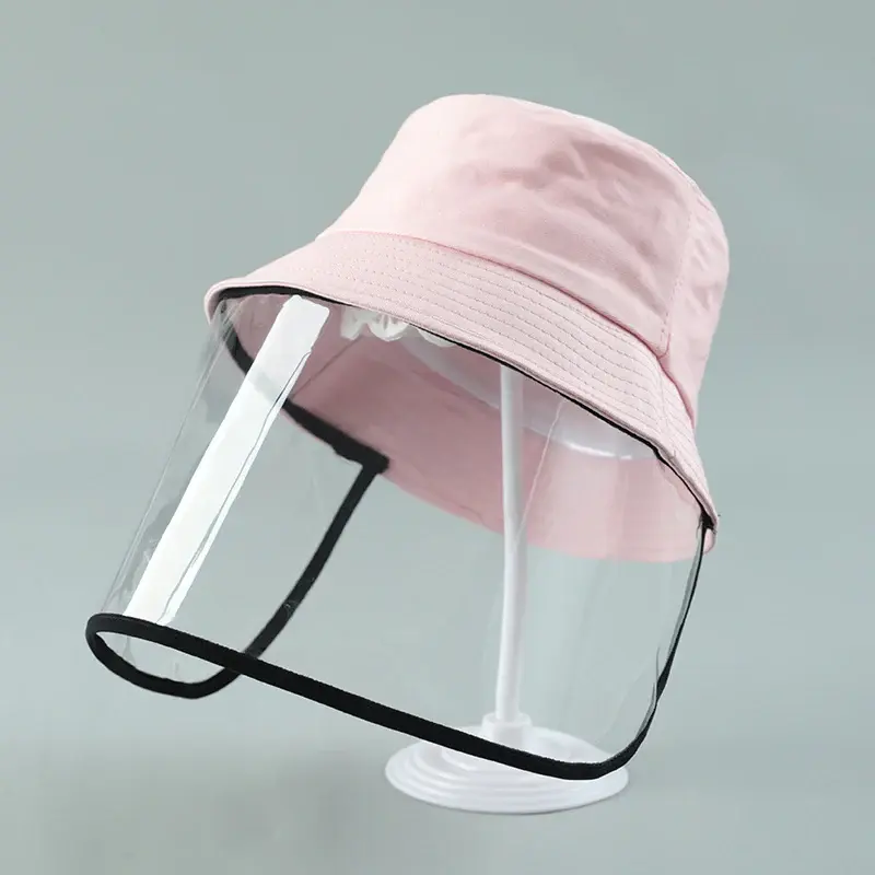 Child Protection Products Hot Buy Anti-spitting Protective Hat Dustproof Cover Kids Boys Girls Fisherman Hat | Color: No pink...
