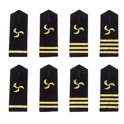 4 Pairs 4 Styles Polyester Fiber Epaulettes