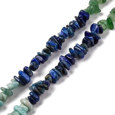 Natural Amazonite & Green Aventurine & Lapis Lazuli Beads Strands