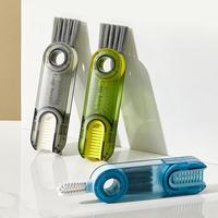 3 in 1 Lid Cleaning Brush, 1 Count Insulation Cup Crevice Brush, Silicone Cup Mouth Cleaning Brush, House Cleaning Tools, Kit...