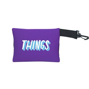 100 Customized Small Mesh Travel Bag with Clip - Scuba Foam & ...