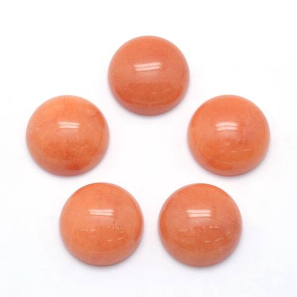 Natural Red Aventurine Cabochons