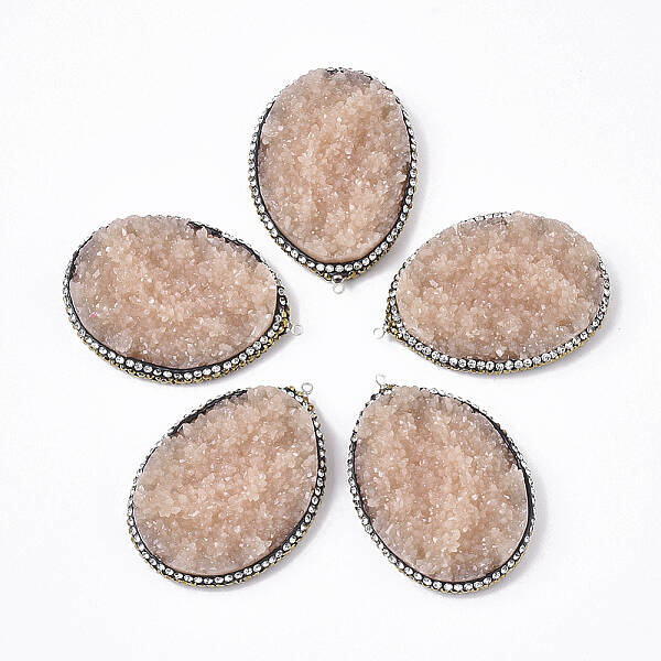 Druzy Resin Big Pendants