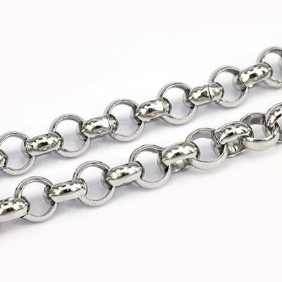 Tarnish Resistant 304 Stainless Steel Rolo Chains