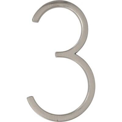 Hillman House Number-3 Distinctions 5 Floating Mount -, Nickel