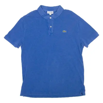 LACOSTE Slim Fit Mens Polo Shirt Blue XL