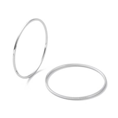 Non-Tarnish 304 Stainless Steel Plain Band Rings
