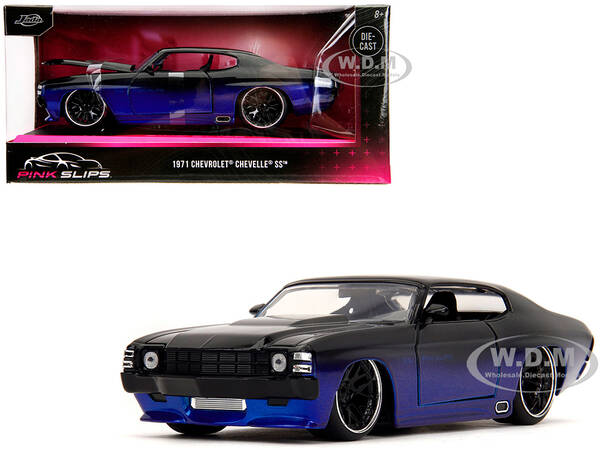 1971 Chevrolet Chevelle SS Black and Blue \