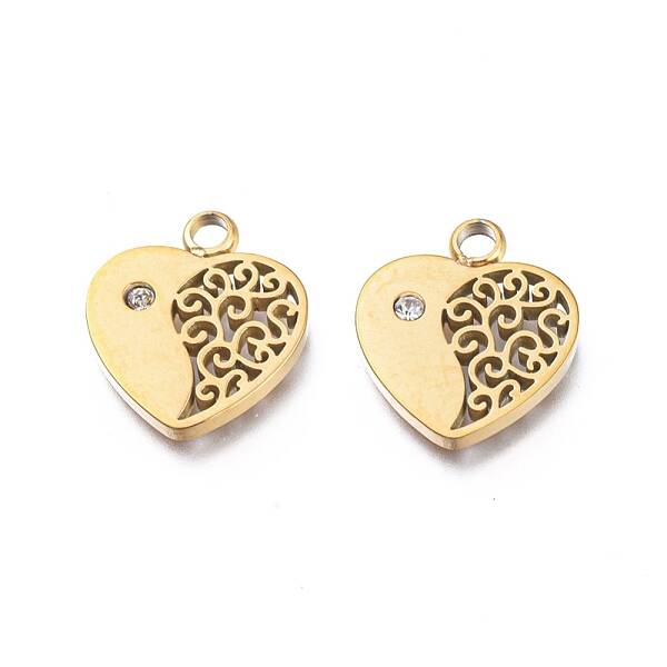 Ion Plating(IP) 304 Stainless Steel Charms