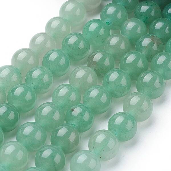 Natural Green Aventurine Beads Strands