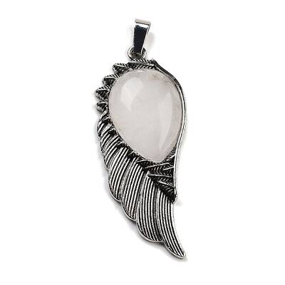 Natural Quartz Crystal Big Pendants