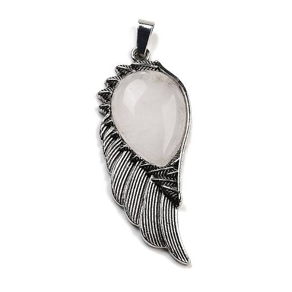 Natural Quartz Crystal Big Pendants