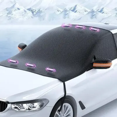 Magnetic Car Windshield Snow Cover, Car Windshield Sunshade, Heat Insulation Visor Protector, Car Exterior Accessories