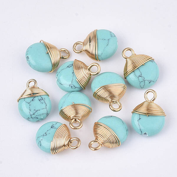Synthetic Turquoise Pendants